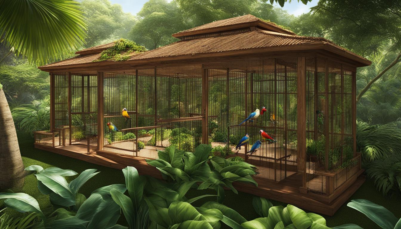 Aviary design, compatibility, space requirements​