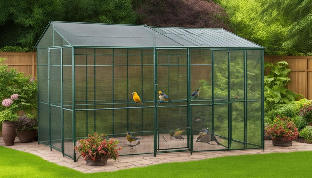 Aviary enclosure design