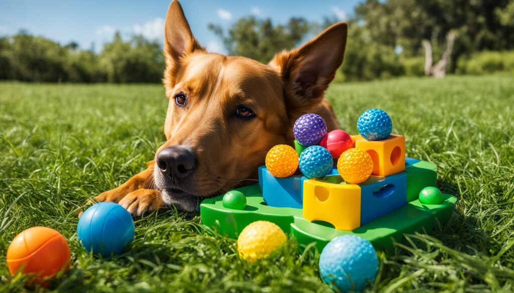 Interactive feeding toys for dogs
