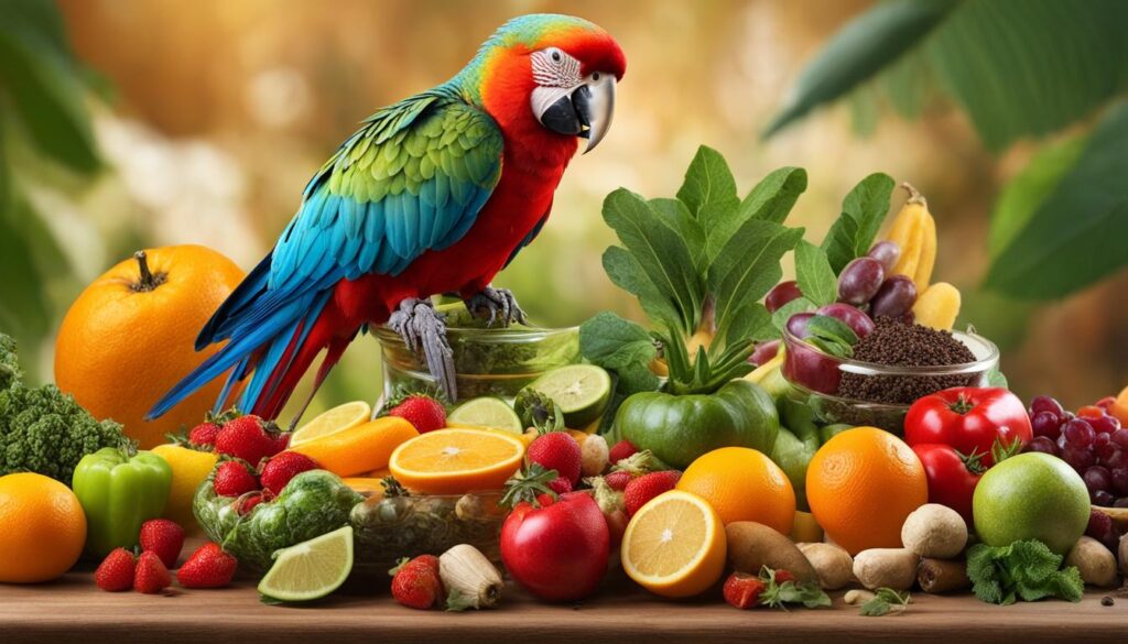 parrot supplements