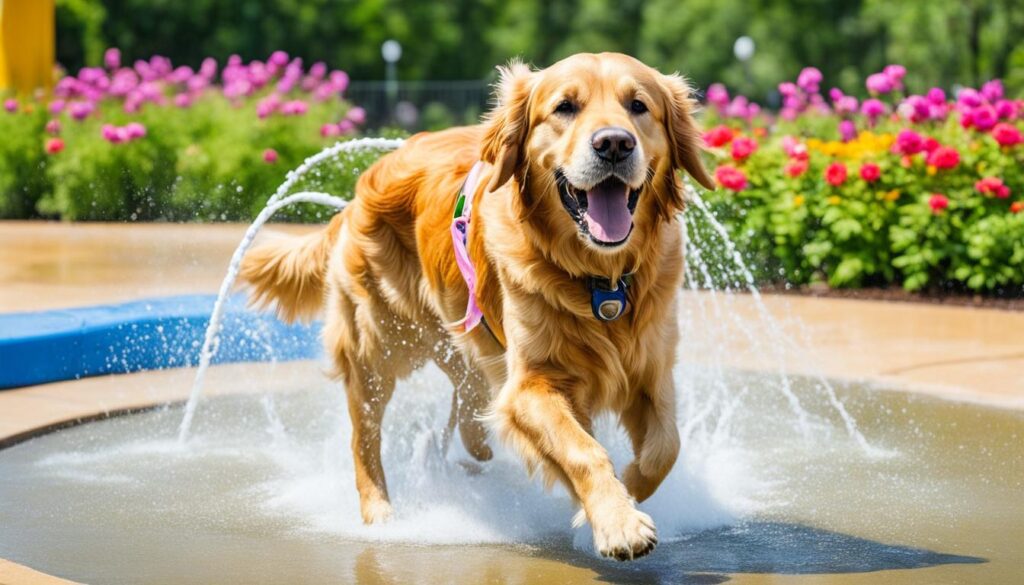 Outdoor Water Playground for Dogs