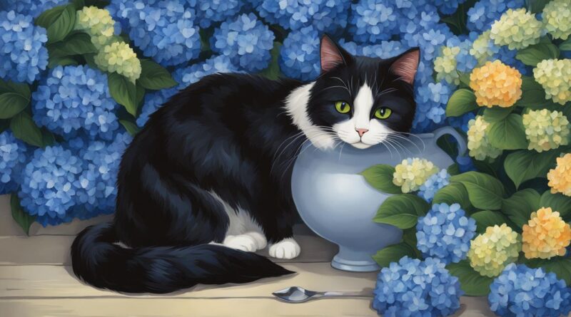 are hydrangeas poisonous to cats