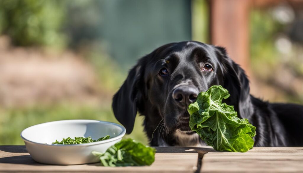 can dogs eat collard greens