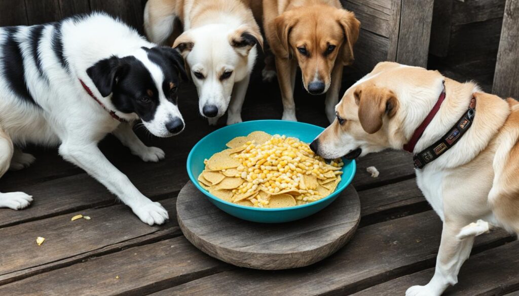 feeding corn tortillas to dogs
