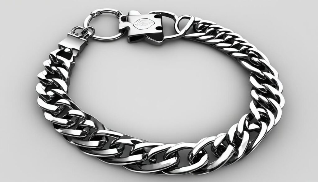 metal dog chain collar