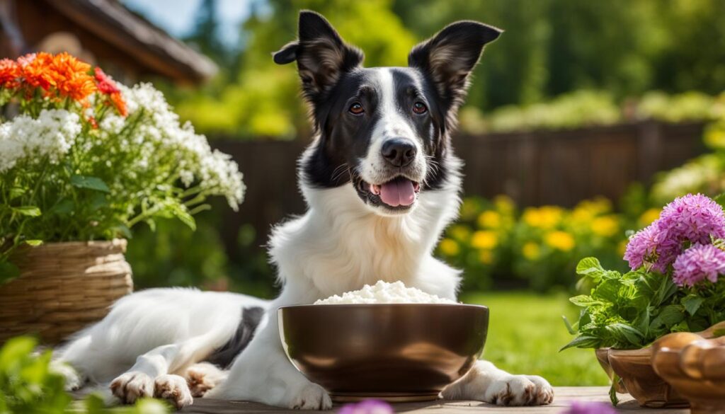 nutritional value of cottage cheese for dogs