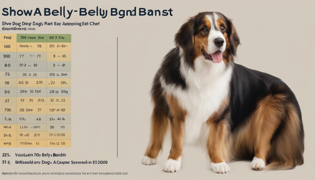 sizing dog belly bands