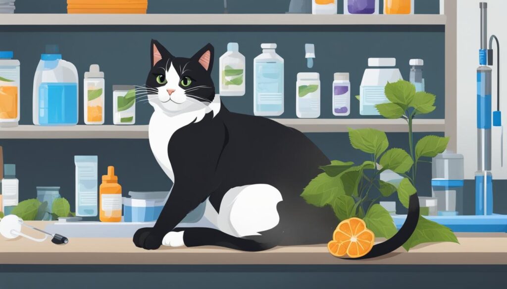 treatment of hydrangea poisoning in cats