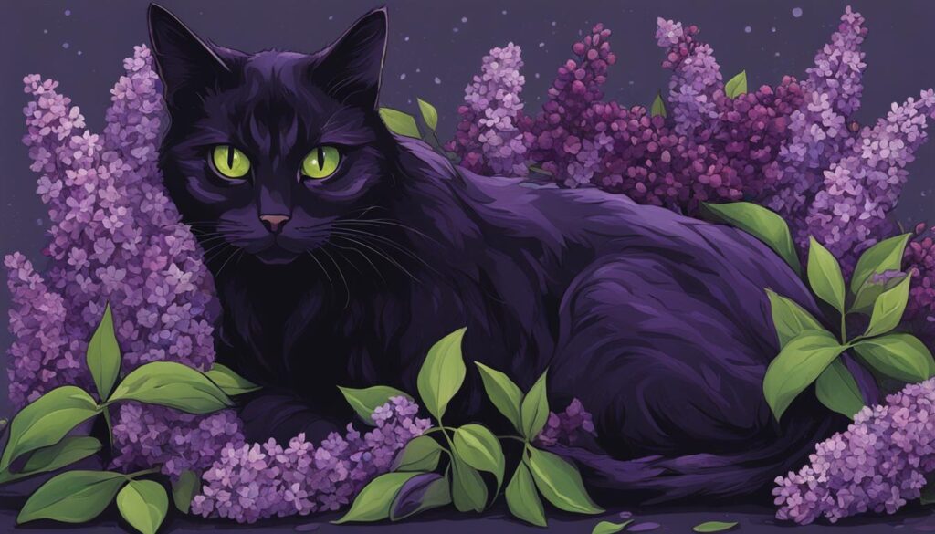 Dangers of toxic lilacs for cats
