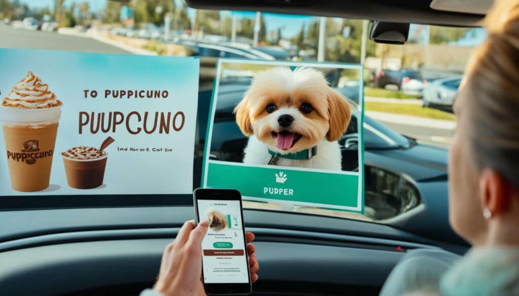 How to order Puppuccino