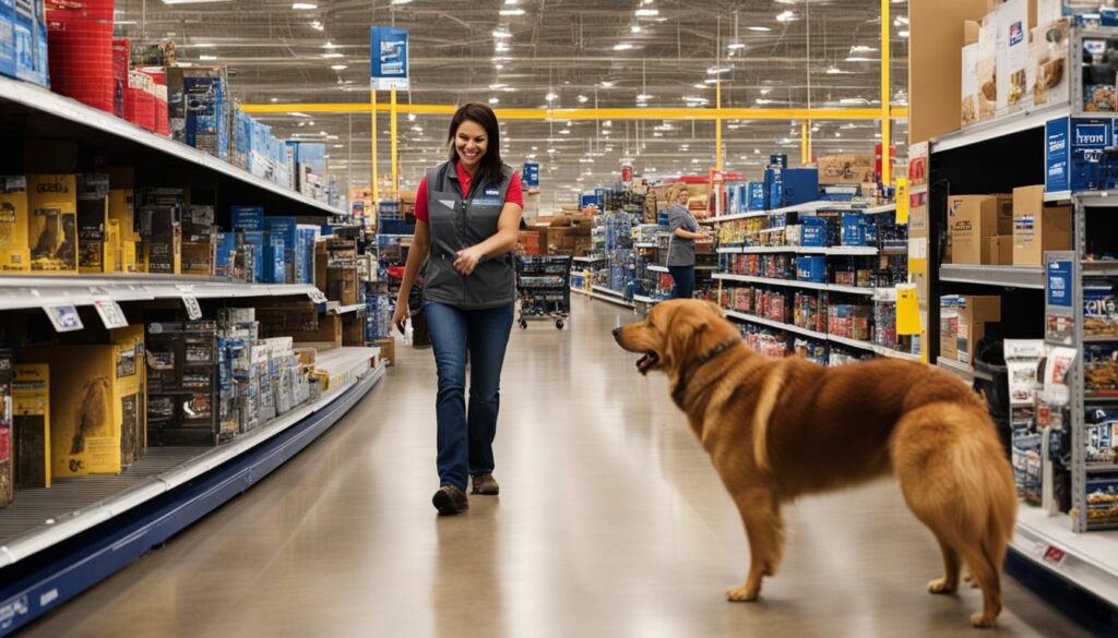 Lowes pet-friendly policy