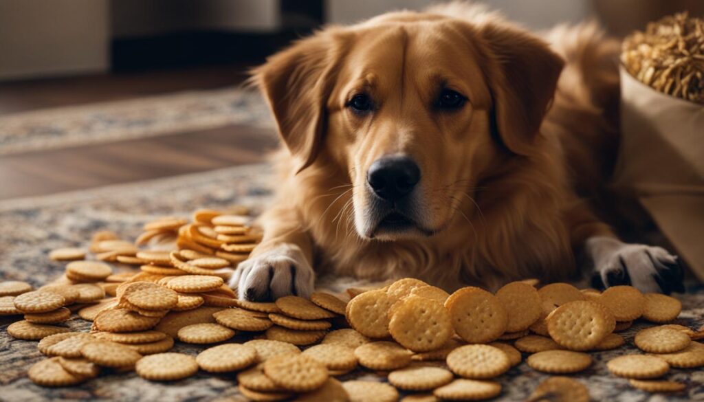 Risks of Dogs Eating Ritz Crackers
