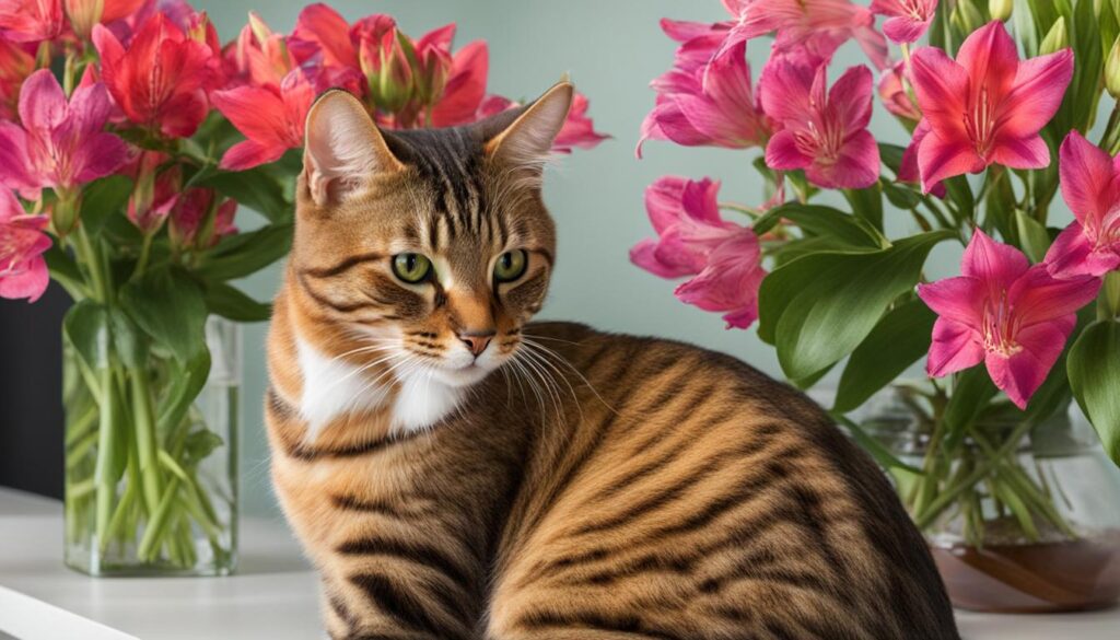 alstroemeria safety for cats