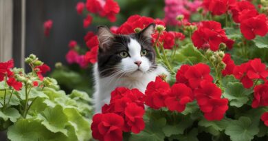 are geraniums poisonous to cats