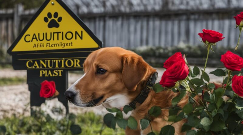 are roses poisonous to dogs