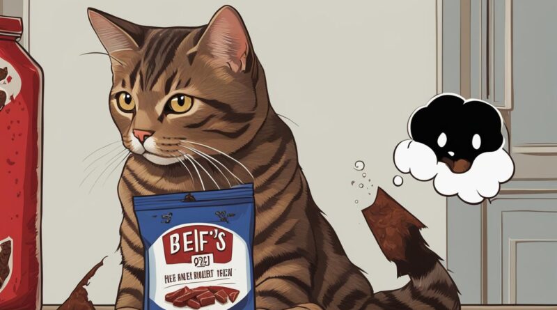 can cats eat beef jerky