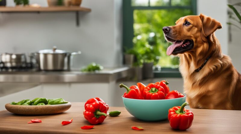 can dogs have red bell peppers