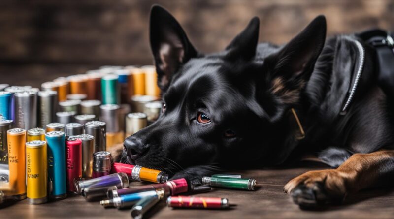 can drug dogs smell vapes