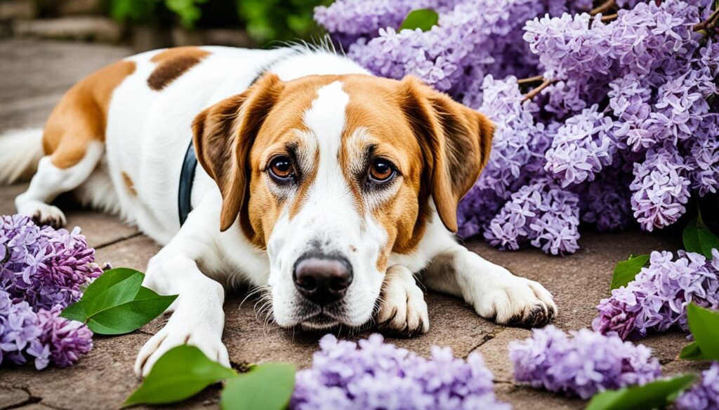 harmful effects of lilacs on dogs