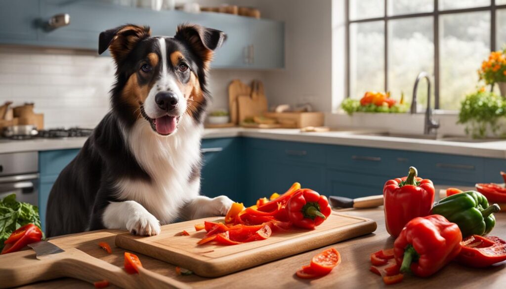 how to prepare bell peppers for dogs
