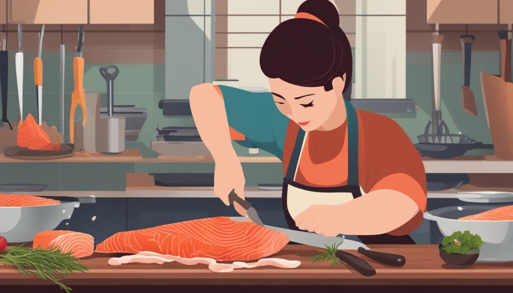 how to prepare salmon for cats