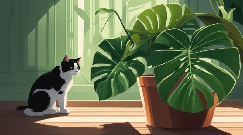 is monstera toxic to cats