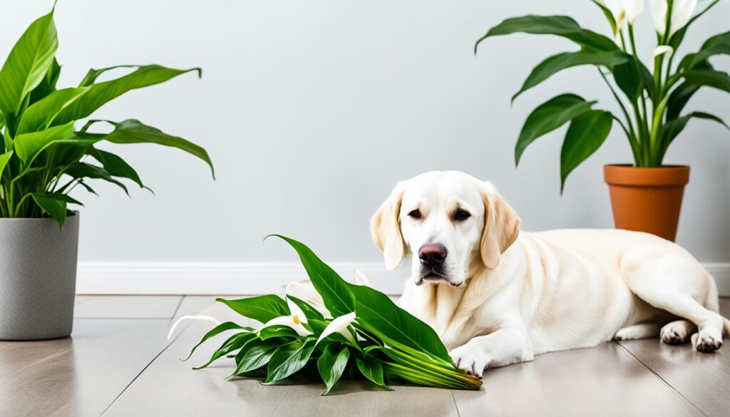 peace lily safety for dogs