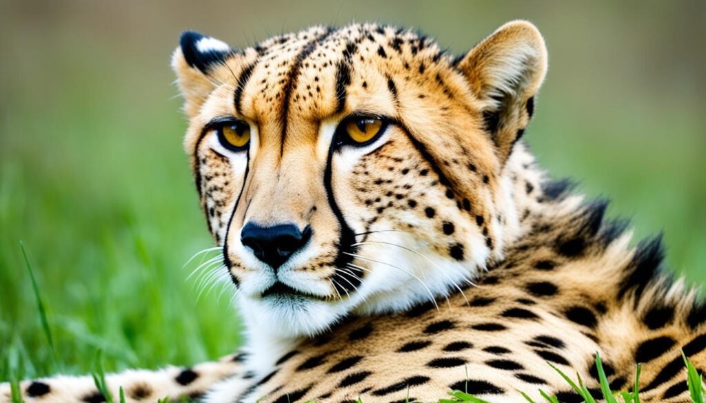 purring cheetah