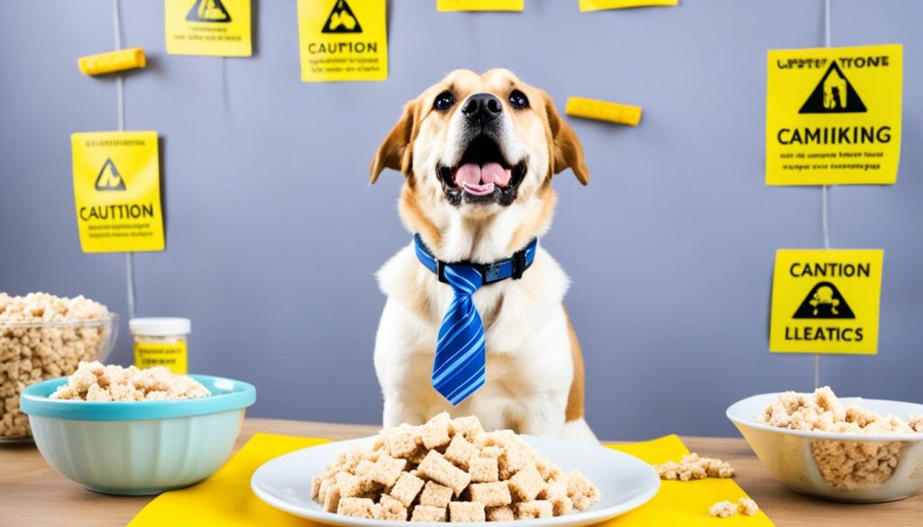 risks of rice krispie treats for dogs