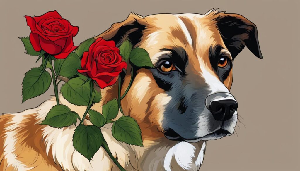 risks of roses for dogs