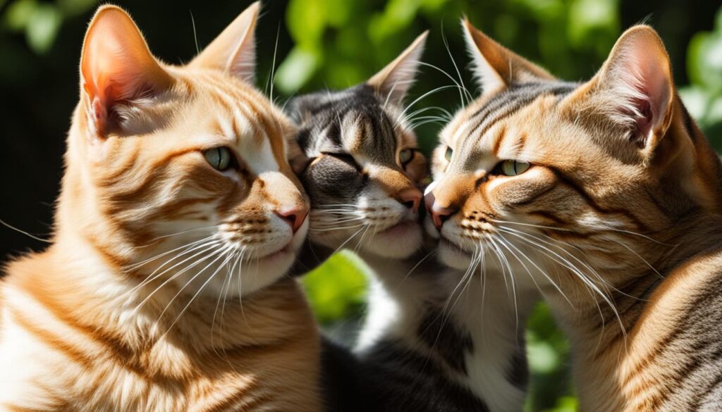 social grooming in cats