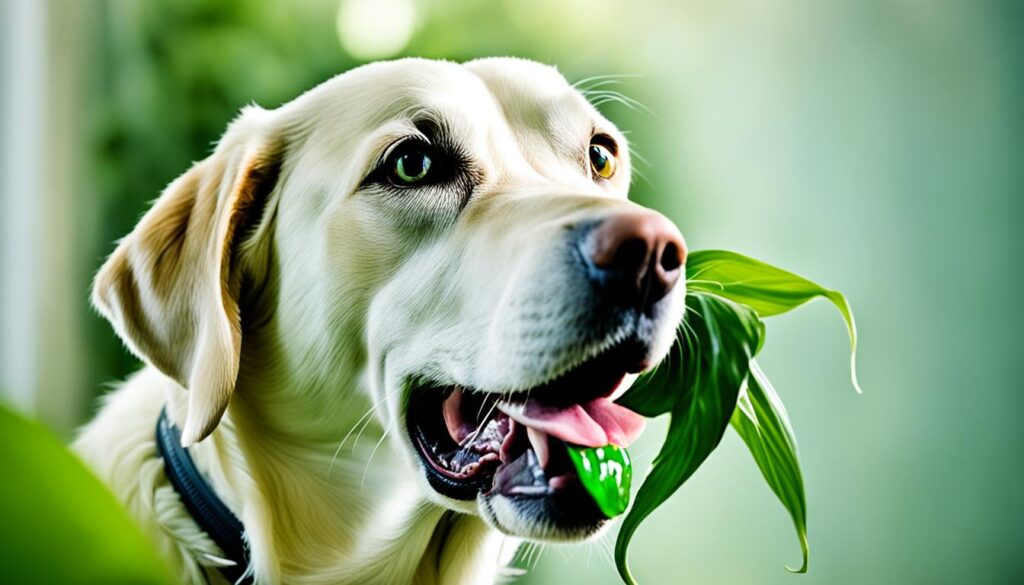 symptoms of peace lily poisoning in dogs