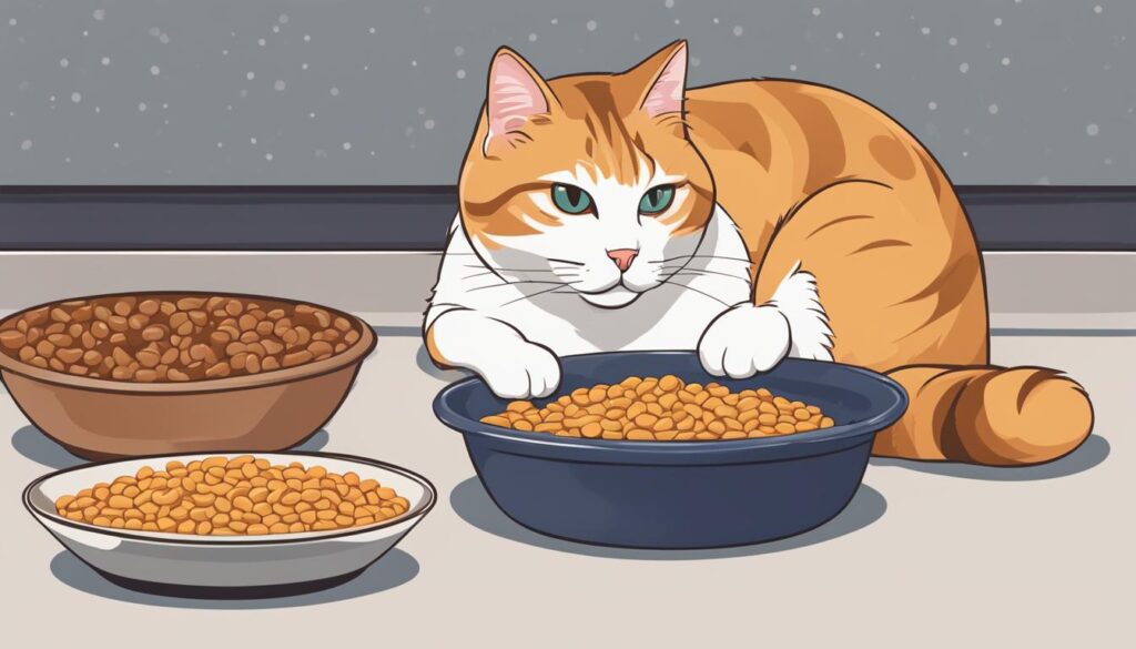 wet food portion size for cats